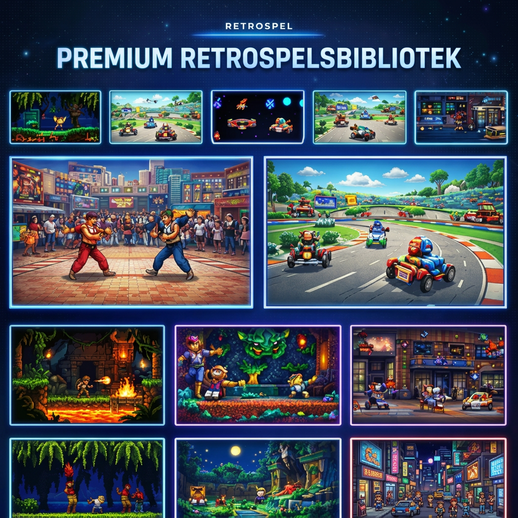 RetroSpel – Klassiska spel direkt på din TV