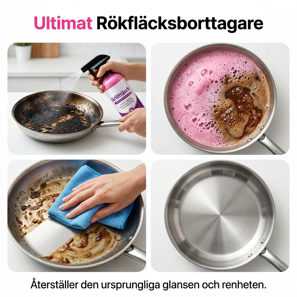 Grillfräsch — Inbränt fett bort på minuter