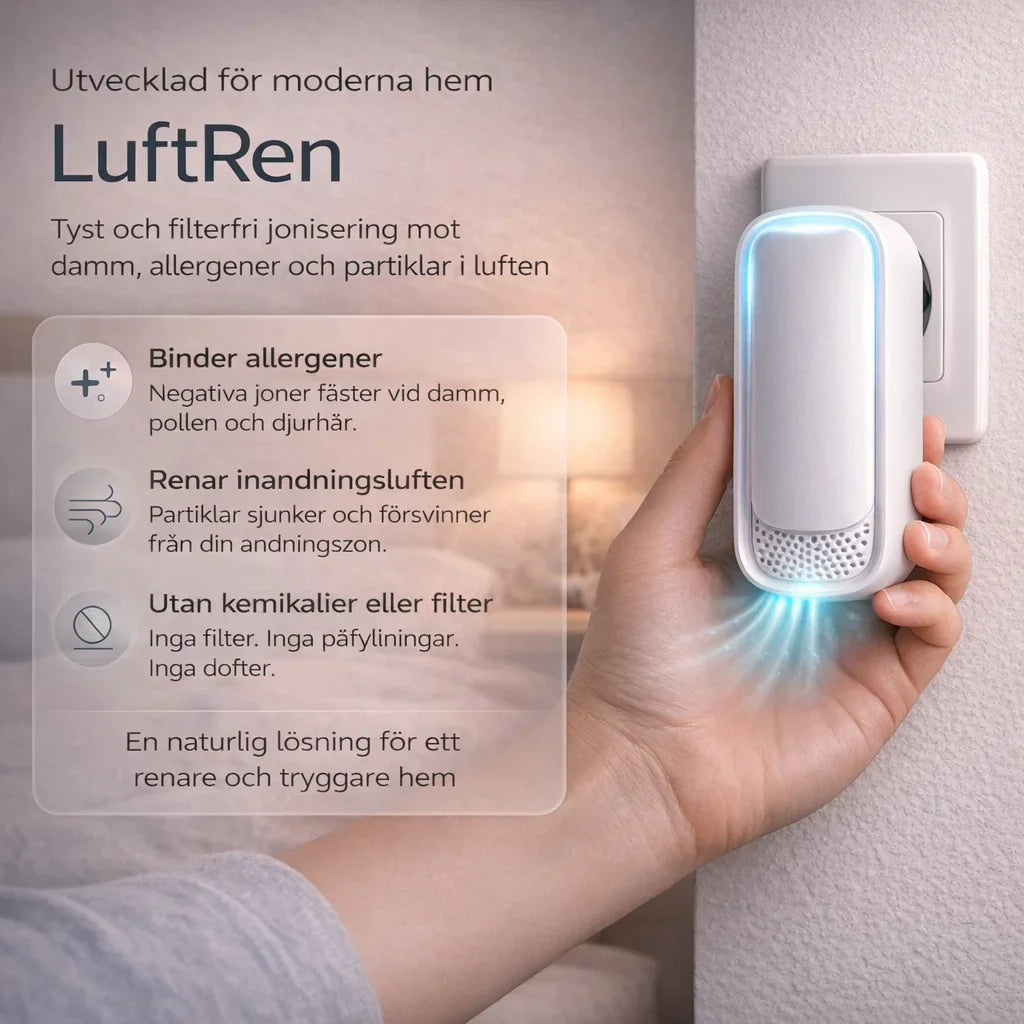 LuftRen – Renare luft för lättare andning hemma