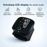 PulseCheck Pro – Mät ditt blodtryck tydligt och utan tvivel